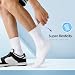 TUUHAW Tennissocken Herren 43-46 Weiß Sportsocken Herren 43-46 Laufsocken