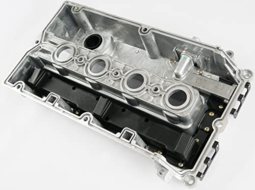 Aluminum Engine Valve Cover Kit With Gasket, Bolts, Oil Filler Cap Compatible With 2011-2016 Chevy Cruze, 2012-2018 Sonic, 2013-2020 Trax, 2009-2011 Aveo Aveo5 1.6L 1.8L Replace# 55558673 55564395 #TOP6
