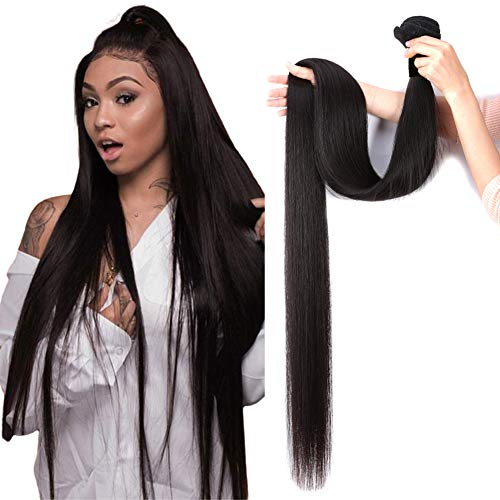 FASHOW Straight 1 Bundle 9A 100% Unprocessed Straight Hair 28 inch single Bundle Brazilian Virgin Hair Weave Human Hair Extension
