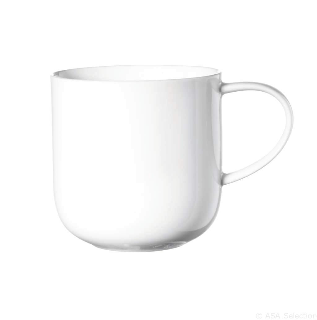 ASA Selection Coppa Lavender Tazza Con Manico 400 Ml – Porcellana Viola, Impilabile, Microonde E Lavastoviglie