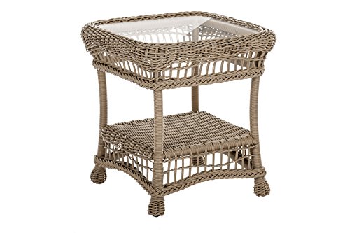 Wunlimitedw Unlimited Outdoor Faux Sea Grass Garden Patio Furniture End Table Brown Dailymail