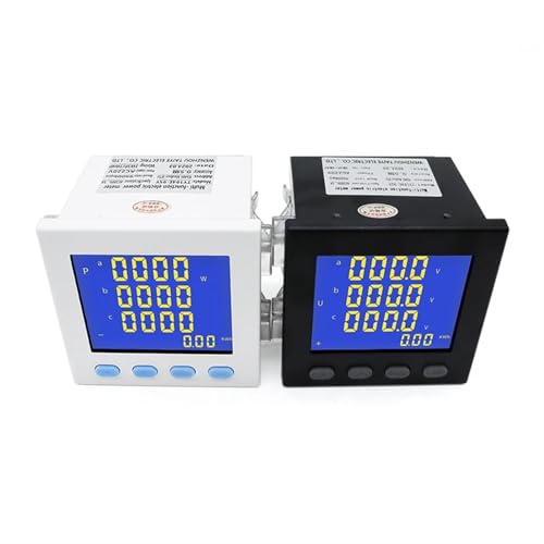 Compteur triphasé multifonction Watt heure ampère volt pour tableau électrique