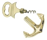 Référence : 1514 SEACLUB Décapsuleur/Tire-Bouchon – Ancre Laiton – Parfait pour la décoration Maritime