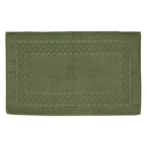 Linnea Tapis de Bain 50x80 cm Royal Cresent Vert Bouteille 850 g/m2