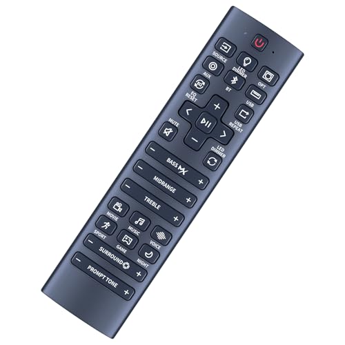 CLVIZCXOM Télécommande de rechange pour barre de son ULTIMEA Aura A30/A40 5.1 Surround Sound System