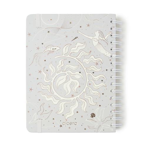 Planner Permanente Wire-O Astral Semanal Notas A5 Maré Off White, Cicero