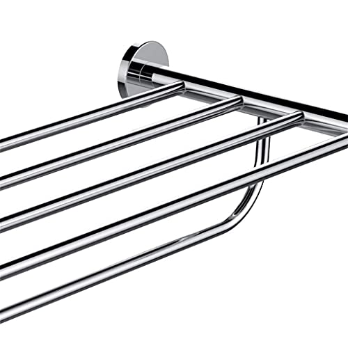 Colgador de baño y toallero de acero inoxidable con soporte mural 7
