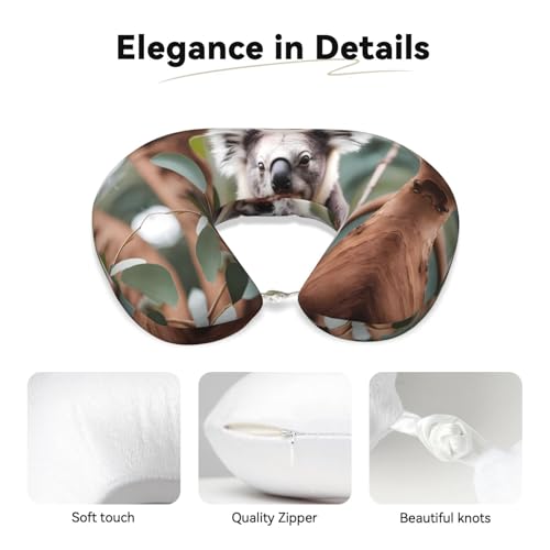 Almohada de viaje espuma viscoelástica tamaño ajustable miniatura 3