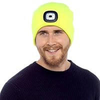 Undercover Adults Mens Womens & Kids Hands Free Light Up LED Knitted Winter Beanie Hat