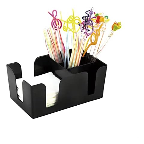 Cocktailor Bar Caddy with 6 Compartments Cover