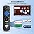 (Pack of 2) Replacement Remote Control for Roku TV, Compatible with TCL Roku/Onn Roku/Hisense Roku Smart TVs