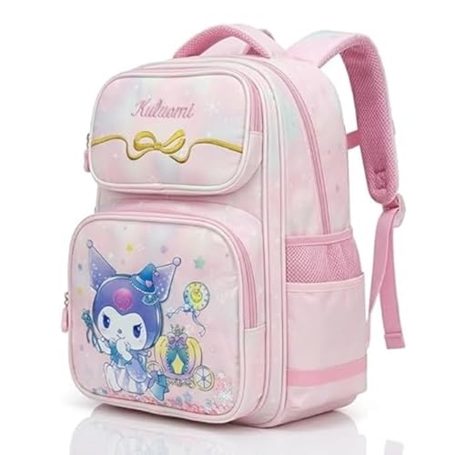 Image of 3D School Bag for Girls Boys & Kids | Lightweight Cartoon Backpack for School | Multi Compartment Primary School Bag | Durable Book and Lunch Backpack (6-13 Years)
