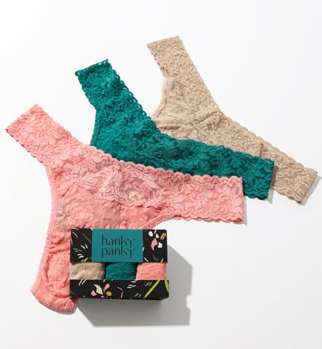Image of hanky panky ORG THG 3PK PRNT BOX