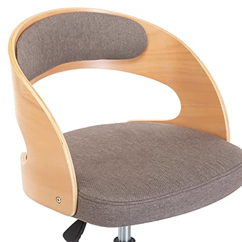 Chaise pivotante de bureau ergonomique réglable avec roulettes - 8