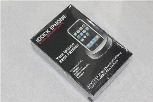 Nd Dock infrarossi AV Video Output per iPhone 3G 3GS iPod
