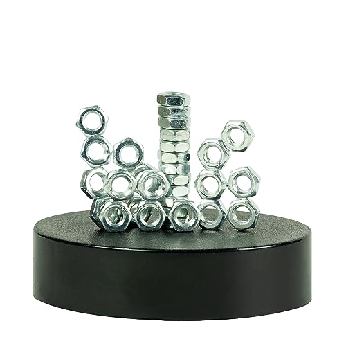 Funtime Gifts Magnetic Sculpture Create Endless Artistic Designs with Magnetic Force! Silver