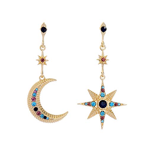 Boucles d'oreilles bohèmes lune pour sublimer vos tenues de festival et soirées d'été