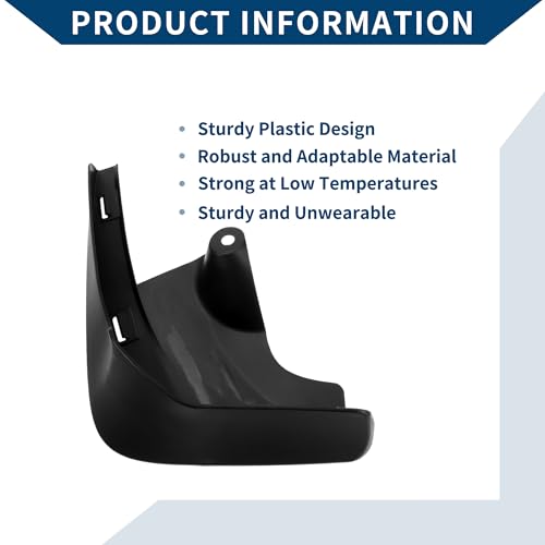 Image of Mud Flaps Splash Guards W /Mount Accessories for Mercedes-Benz S Class 2015-2020 Front and Rear Mud Guards 1 Set