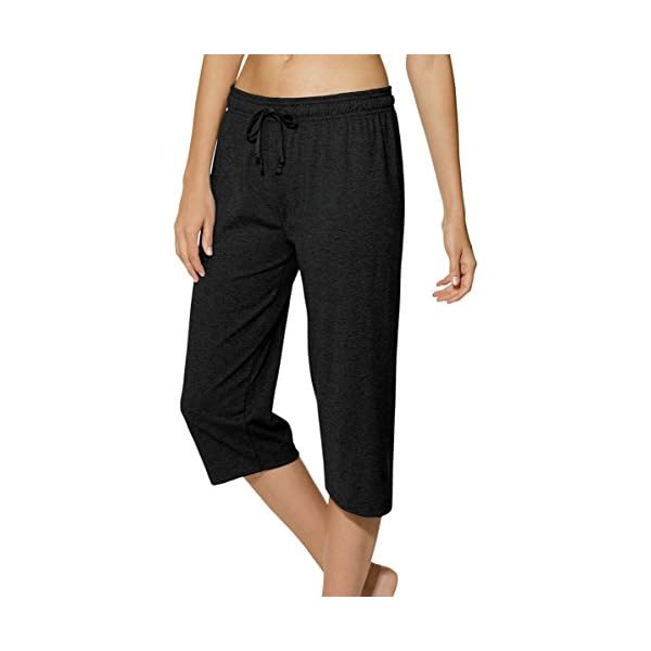 Champion Everyday Cotton, Women’s Drawstring Cropped Sweatpants, Capri Pants, 18", Black, XX-Large