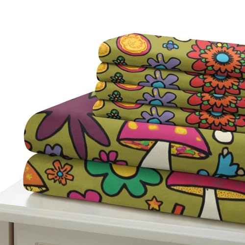Housse de Couette Caniche 200x200 Parure de Lit Microfibre - 7