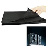 lautsprecher bespannstoff schwarz 【Geeignet für Lautsprechern】：Dieses schwarze Lautsprechertuch bedeckt den vorderen Rahmen einer hausgemachten Soundbar. Anwendbar auf verschiedene Lautsprecher wie Autolautsprecher, Heimkino-Lautsprecher, Bühnenlautsprecher, KTV-Boxen usw.