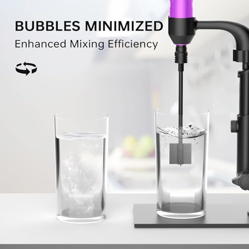Image of Resin Mixer, Epoxy Resin Electric Stirrer, Paint Mixer & Timed Epoxy Resin Mixer for Epoxy Resin,Purple