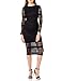 Produktbild Amazon-Marke: TRUTH & FABLE Damen Midi-Schlauchkleid aus Spitze, Schwarz (Black), 32, Label:XXS