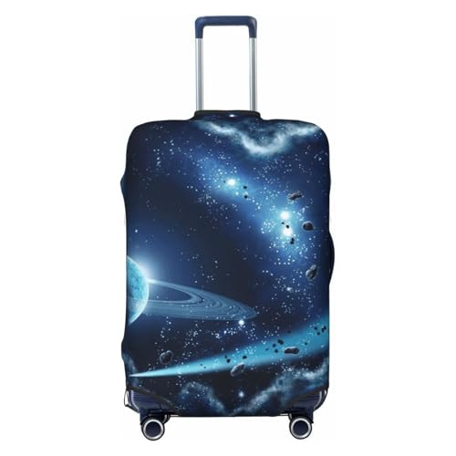 Moon Stars And Planets Print Luggage Suitcase Covers Elastic Washable Luggage Protector Luggage Covers For Suitcase