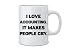 I Love Accounting It Makes People Cry - Funny Accountant Mug - 11 oz White Coffee Mug - Great Novelty Gift for Mom, Dad, Co-Worker, Friends, Boss and Accountants by Mad Ink Fashions