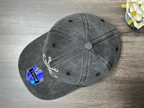 Image of Fishing Baseball Cap for Men Women, Adjustable Embroidered Fish Hat | Fishing Gear, Outdoor Adventure Design, Precision Embroidery Craft, One Size Adjustable Fit