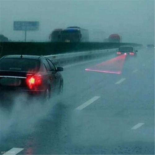 image for N/ D 12-24V Car LED Laser Fog Light, Vehicle Anti-Collision Alarm Tail