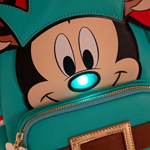 Loungefly Disney Light Up Mickey Mouse Reindeer Cosplay Backpack2