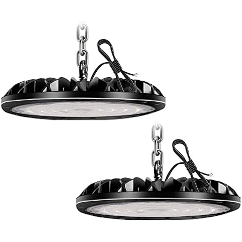 bapro 2 er 100W UFO LED Lámpara Alta Bahía Cover