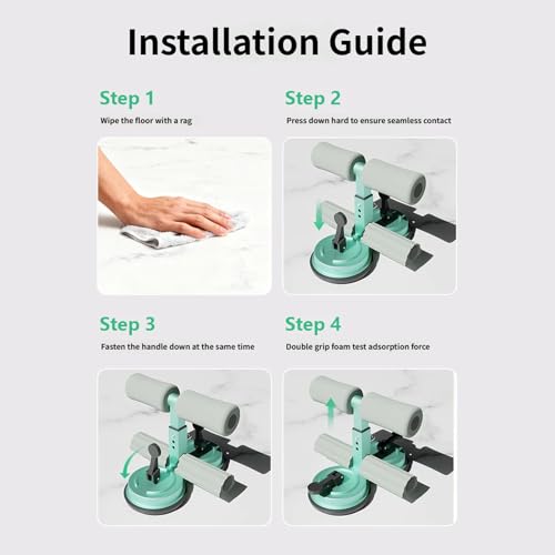 Entrenador abdominal ajustable para rutinas de ejercicio en el hogar 3