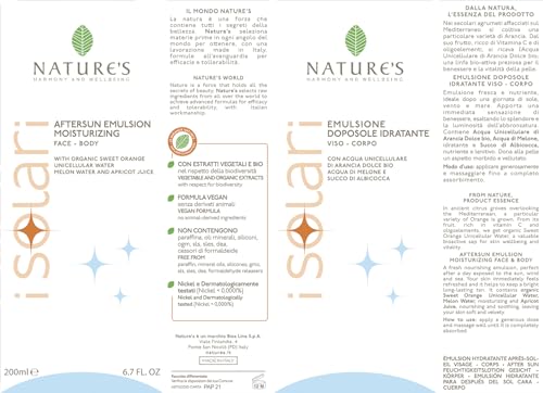 Émulsion après-soleil corps et visage I Solari hydratant 200 ml - 2
