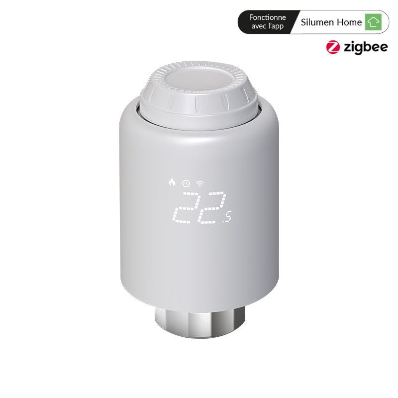 Tête Thermostatique Connectée ZigBee Universelle (Lot de 4)