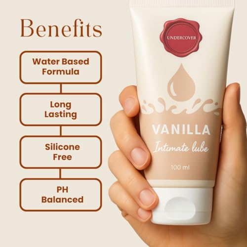 Image of Undercover By ZeroKaata Vanilla Water Based Lube For Men and Women (100 ml)