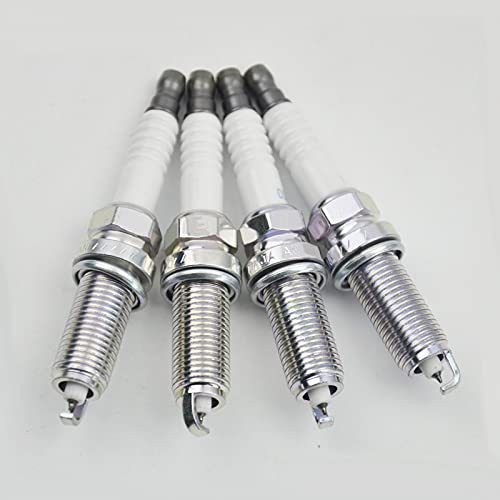Bujía de Encendido del Motor 4X Bujía 22401-JD01B DILKAR6A11 Sistema de Encendido Bujía de iridio Platino Compatible