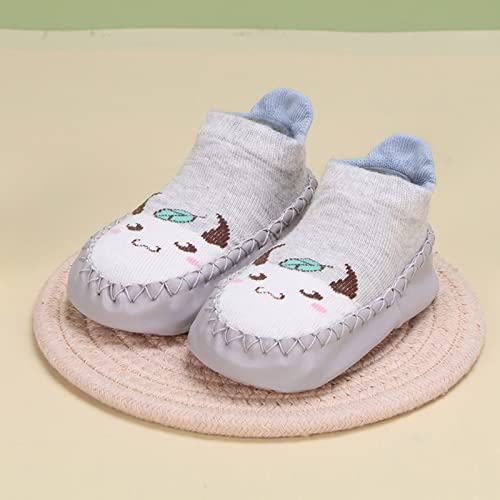 Baby Shoes Infant Spring Knit Printing Leather Sock Shoes Cute Non-Slip Breathable Slippers Indoor Sneakers2
