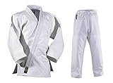 Material: 100% Baumwolle Gewicht: Jacke ca. 750 g / m², Hose ca. 240 g / m² Farbe: weiß