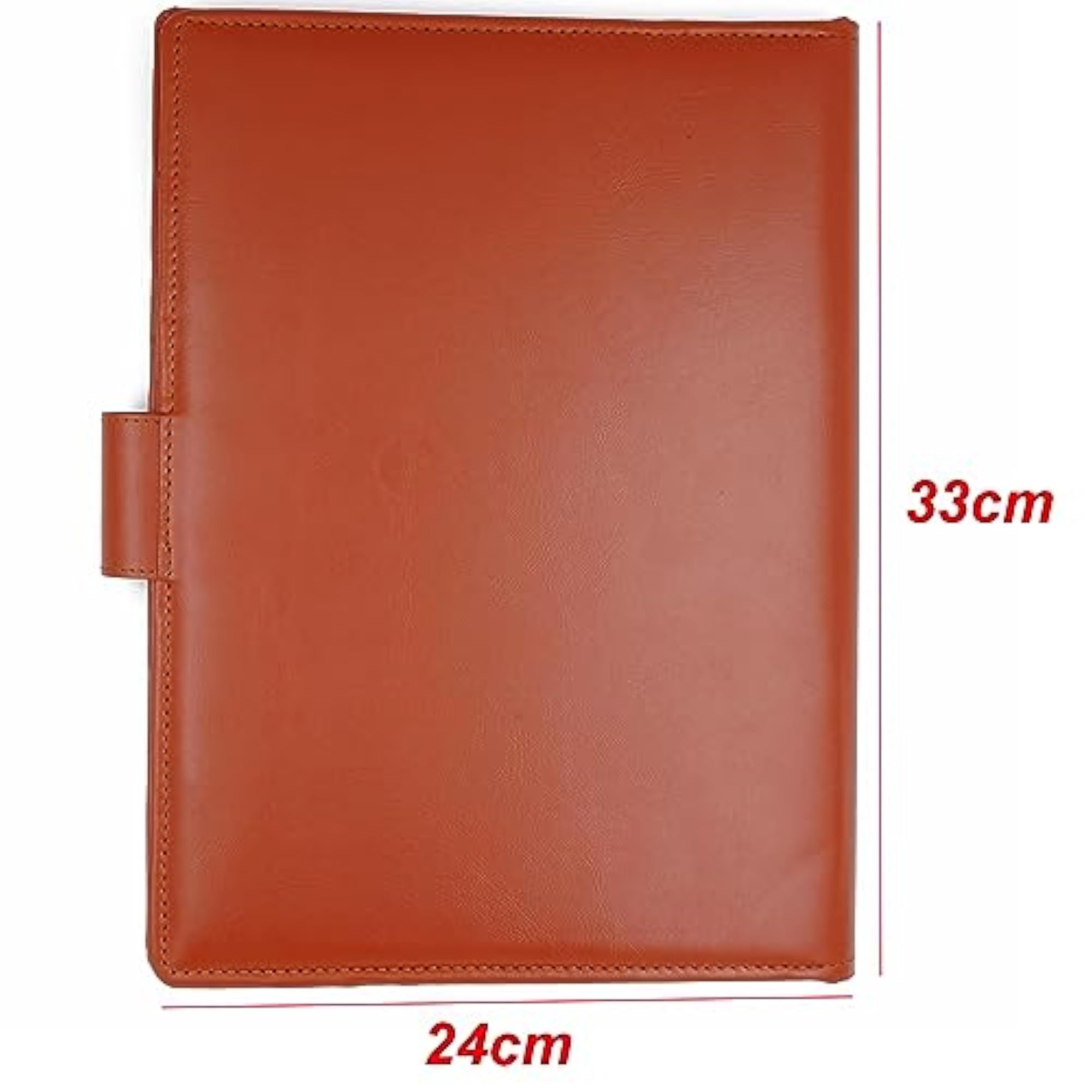 Professional PU Leather Magnetic Button Lock Conference Folder