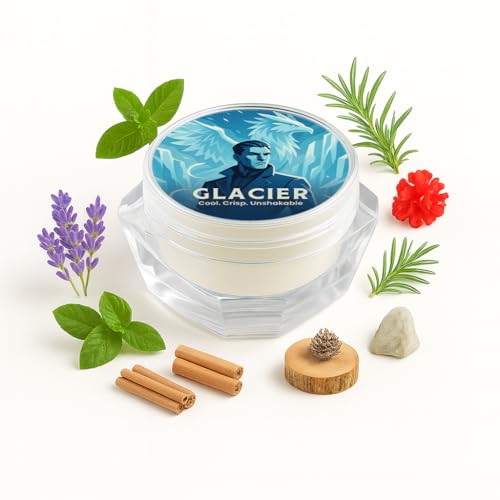 Image of Luxury Solid Perfume for Men Trio - Drakaros, Glacier & Rogue (5g x 3, 15g Total) | Long Lasting Alcohol-Free Solid Perfume Balm | Travel Mini Pocket Perfume | Aromatic, Aquatic & Warm Vanilla Fragrance Gift Set for Men