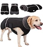 Teammao - Abrigo para Perro de algodón, Impermeable, Acolchado, para otoño frío, Invierno,...