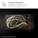 LG MH7235GPS Forno Microonde Smart Inverter con Grill al Quarzo, 32 Litri, 1200 W, Programmi Automatici, 5 Livelli di Potenza, Piatto Microonde Crispy Incluso - Nero Fumè - 8