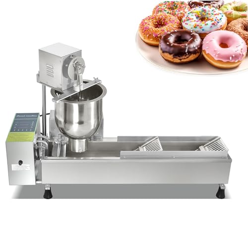 Kolice Automatic Donut Making Machine,Automatic Doughnut Maker/Auto Donuts Frying Machine/Auto Donut Maker,Auto Frying Doughnut Maker with Auto Counting