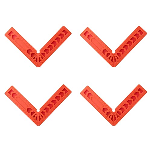 Regla de acero triangular para medir ángulos 4 piezas miniatura 6