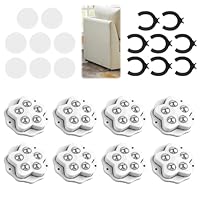 8 Stk Kugelrollen Schwerlast, Möbelrollen Flach, Kugelrollen für Möbel, Rollen Zum Kleben 200kg, Selbstklebende Starkes Rollenrad 360 Grad Rollen für Möbel, Aufbewahrungsbox, Kleingeräte (Weiß, 8)