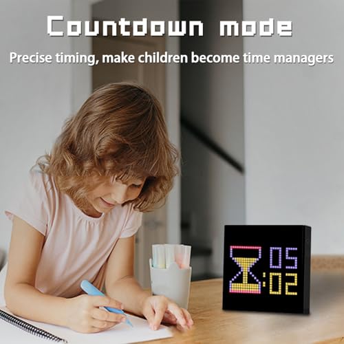 Pantalla LED pixel art 32x32 smart app panel decorativo para pared de sala de juegos 5