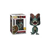 - Figurine Jurassic Park - Dilophosaurus Chase Pop- Matière vinyl- Vendu sous window box- Taille