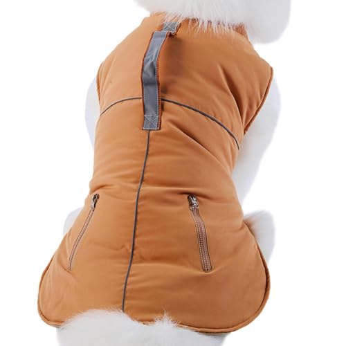 Chaleco de invierno para perros y ropa de abrigo acolchada para cachorros 8